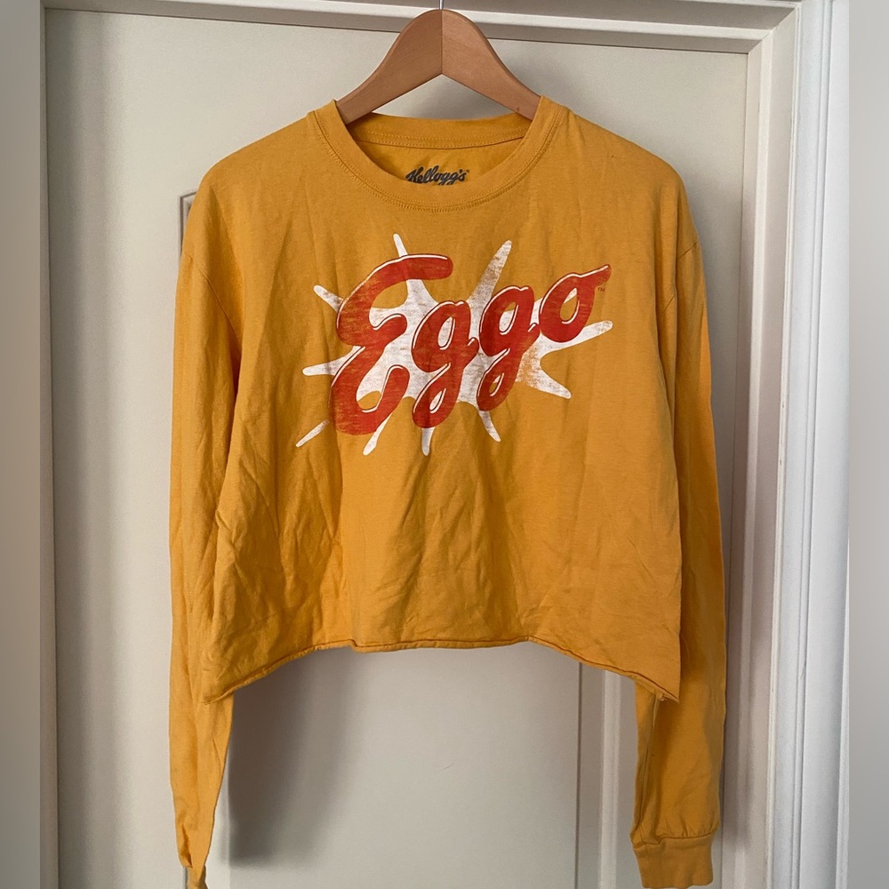 Kellogg's Eggo Yellow Crop Top